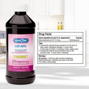 Allergy Relief Geri-Care 12.5 mg / 5 mL Strength Liquid 16 oz