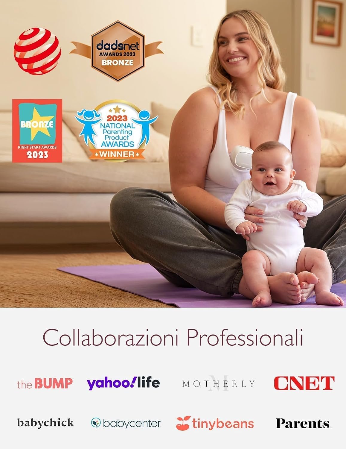 Momcozy S9 Pro Electric Breast Pump Wearable Hands Free 24 mm 285 mmHg - Image 7