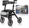 BigAlex Foldable Rollator Walker with Seat