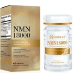 AIDEVI NMN 18000 Supplement 300mg 60 Capsules NAD Plus Booster For Cellular Energy Metabolism