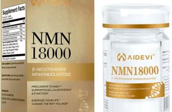 AIDEVI NMN 18000 Supplement 300mg 60 Capsules NAD Plus Booster For Cellular Energy Metabolism