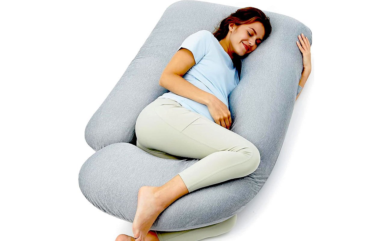Momcozy Ergonomic Side Refreshing Pregnancy Pillow 145 cm