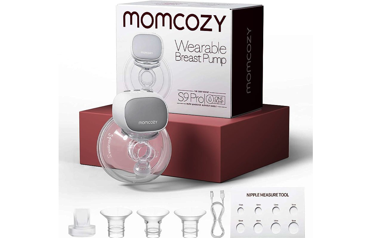 Momcozy S9 Pro Electric Breast Pump Wearable Hands Free 24 mm 285 mmHg