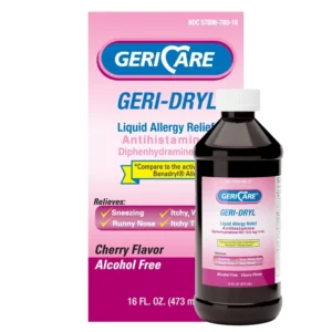 Allergy Relief Geri-Care 12.5 mg / 5 mL Strength Liquid 16 oz. (Case of 12 Bottles)