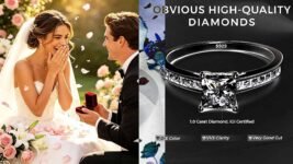 1.0 Carat Women Diamond Engagement Ring