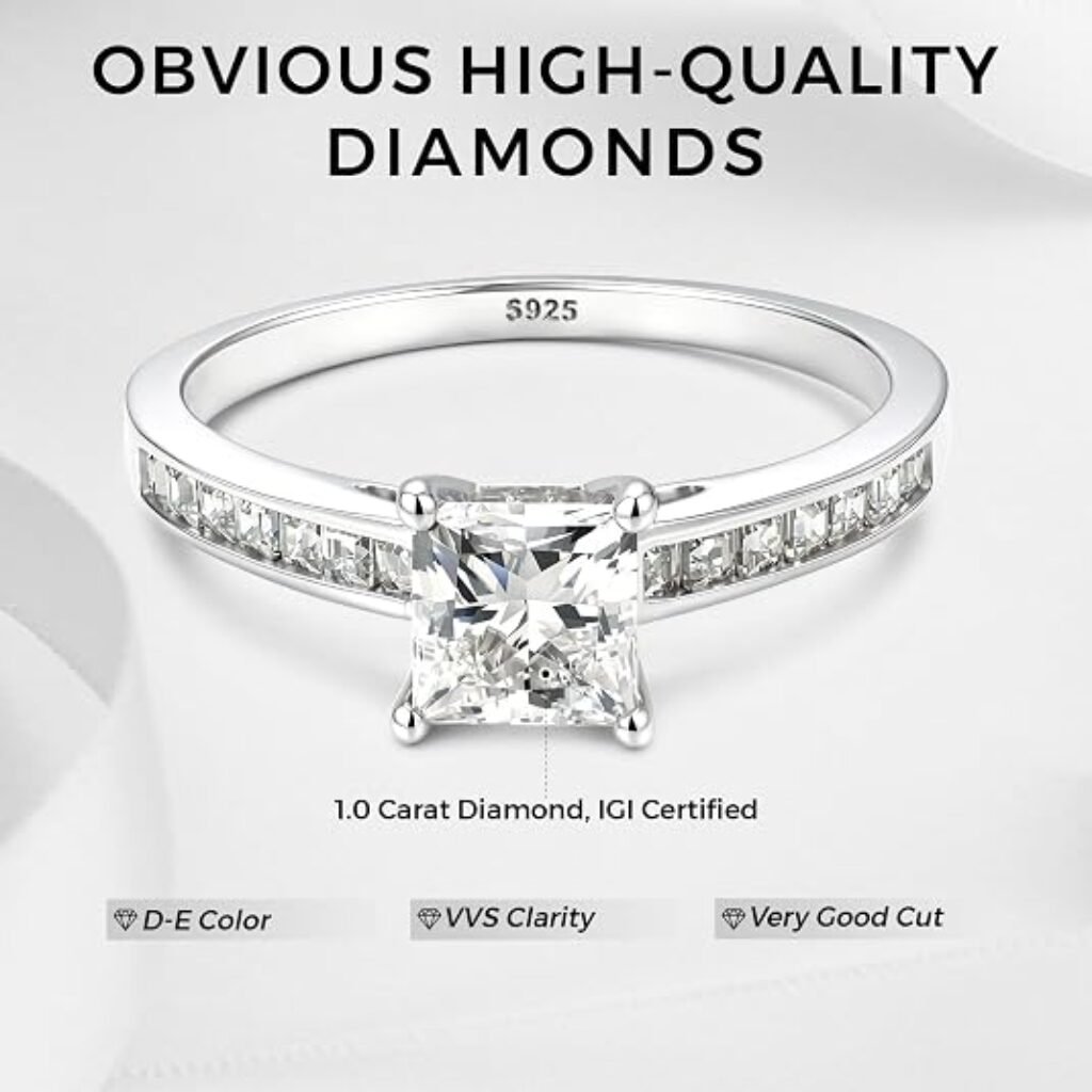 1.0 Carat Women Diamond Engagement Ring