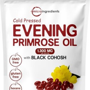 Evening Primrose Oil 1300mg Per Serving, 240 Softgels
