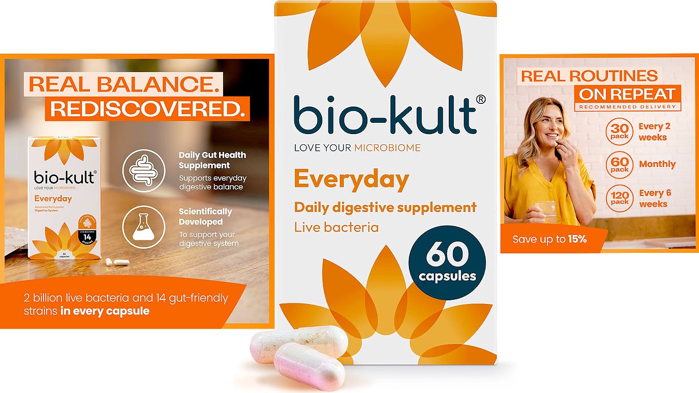 Bio-Kult Everyday Multi-Strain Formulation Probiotics for Digestive System