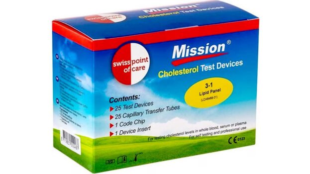 Mission 3in1 Cholesterol teststrips (25 pieces)