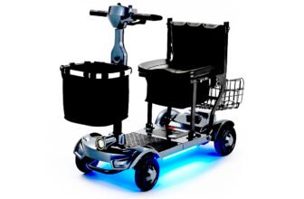 Open Box Lightweight Foldable Mobility Scooter for Seniors & Adults