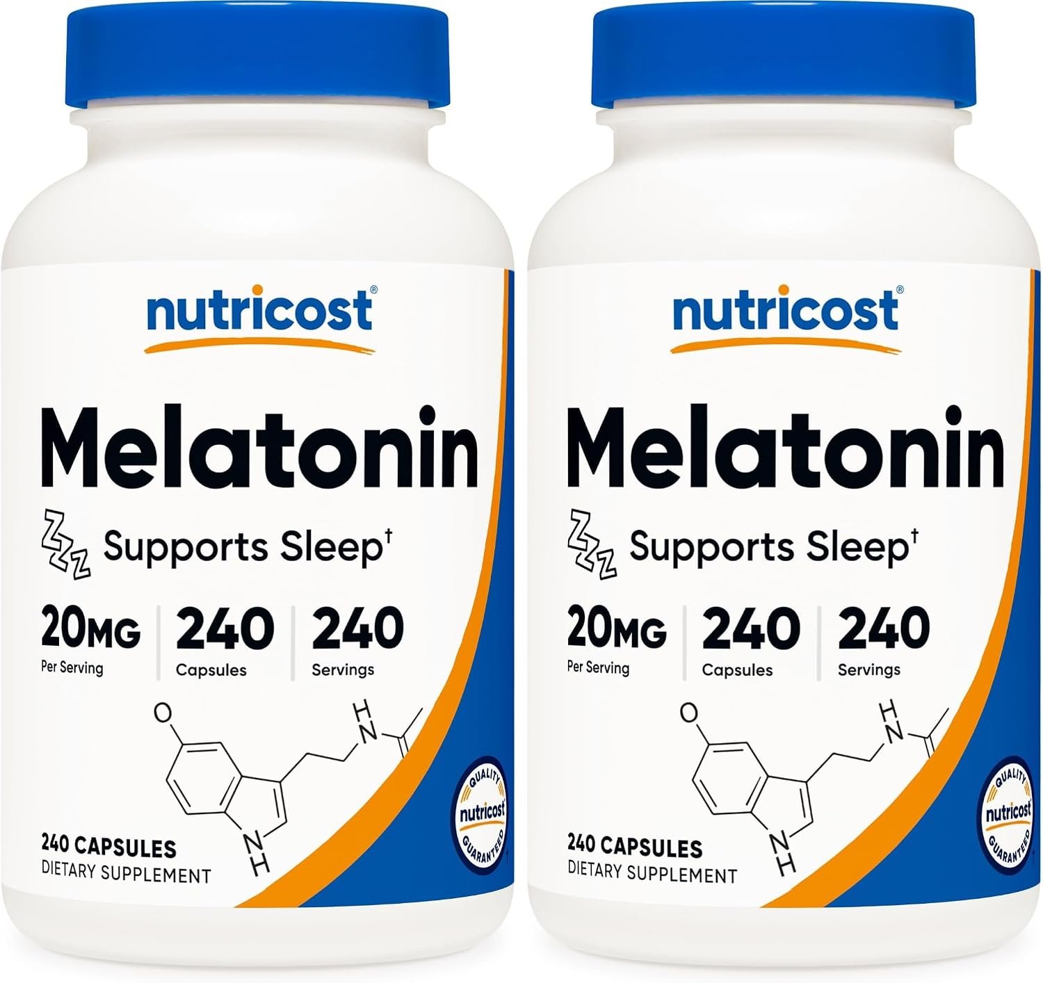 Nutricost Melatonin 20mg, 240 Capsules - Image 6