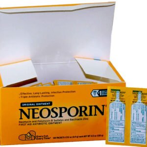 First Aid Antibiotic Neosporin Ointment 144 per Box Individual Packet,