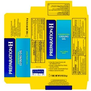 Preparation H, Hemorrhoidal Cooling Gel, 0.9 Oz