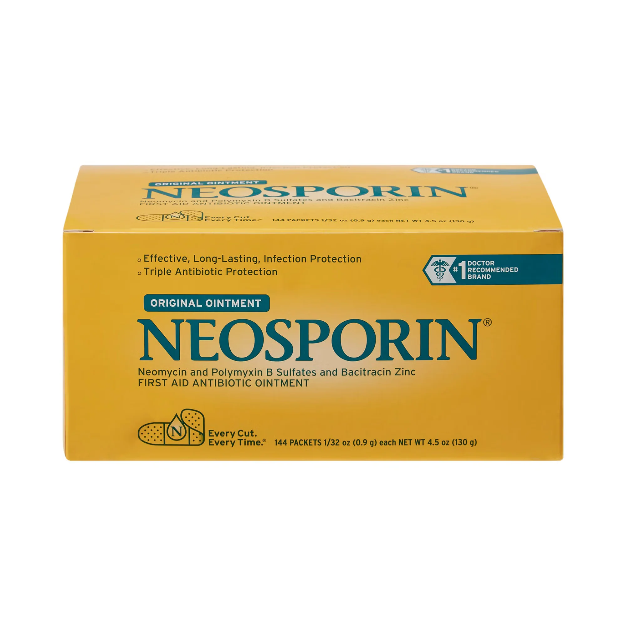 First Aid Antibiotic Neosporin Ointment 144 per Box Individual Packet - Image 5