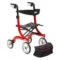 4 Wheel Rollator drive Nitro Red Adjustable Height Aluminum Frame