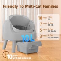 PetPivot Automatic Cat Litter Box Self-Cleaning with Safety Protection