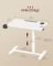VASAGLE Overbed Table with Wheels, Mobile Standing Computer Desk