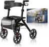 BigAlex Foldable Rollator Walker with Seat
