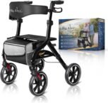 BigAlex Foldable Rollator Walker with Seat