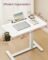 VASAGLE Overbed Table with Wheels, Mobile Standing Computer Desk