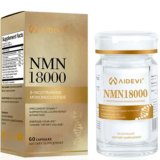 AIDEVI NMN 18000 Supplement 300mg 60 Capsules NAD Plus Booster For Cellular Energy Metabolism