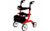 4 Wheel Rollator drive Nitro Red Adjustable Height Aluminum Frame
