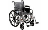 Drive Medical, Bariatric Wheelchair Sentra EC Heavy Duty Desk Length Arm Padded