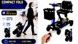 Ecomobi 15-45 Miles Folding Mobility Scooter