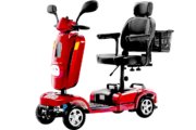 Ecomobi 20/30 Miles Heavy Duty Mobility Scooter for Seniors & Adults
