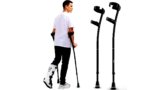 HEALTHBAZAAR Forearm Crutches for Adults