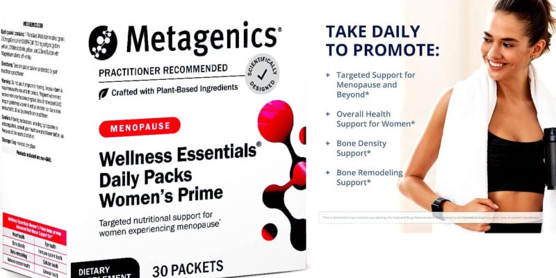 Whey Protein Isolate 12 Metagenics – Wellness Essentials Women’s Prime, 30 Count