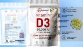 Micro Ingredients Vitamin D3 50,000 IU + K2 MK-7 200 mcg, 240 SoftgelsAuto Draft