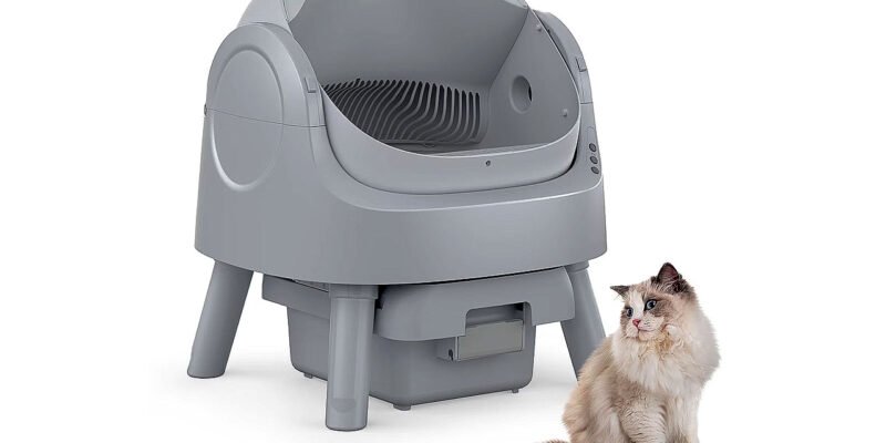 PetPivot Automatic Cat Litter Box Self-Cleaning with Safety Protection