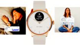Withings ScanWatch Light – Hybrid Smartwatch (37mm) White Dial + Rose Gold