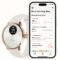 Withings ScanWatch Light – Hybrid Smartwatch (37mm) White Dial + Rose Gold